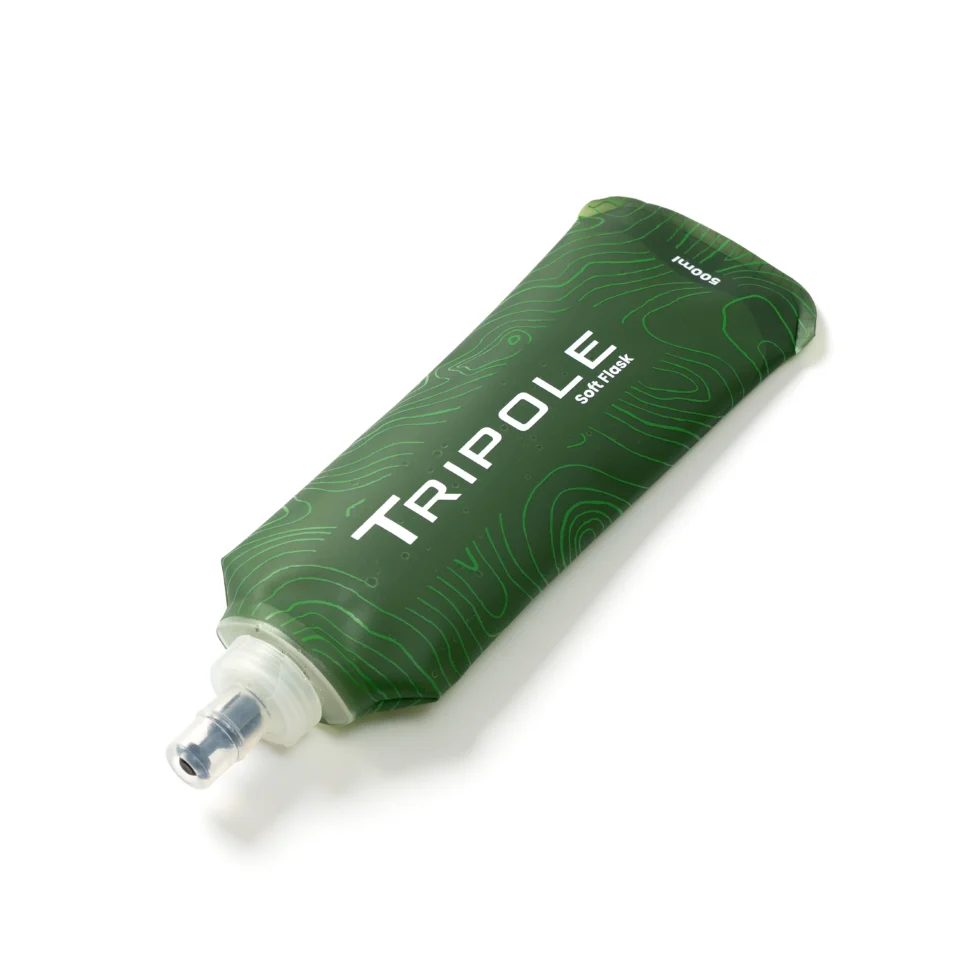 Hydration & Water Soft Flask for Running and Cycling | 500 mL | Green