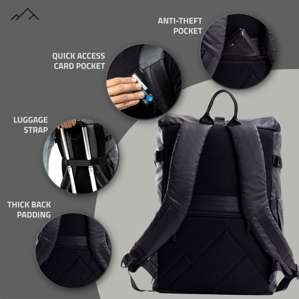 Tripole_Tusker_Roller_Top_Laptop_Backpack_Black