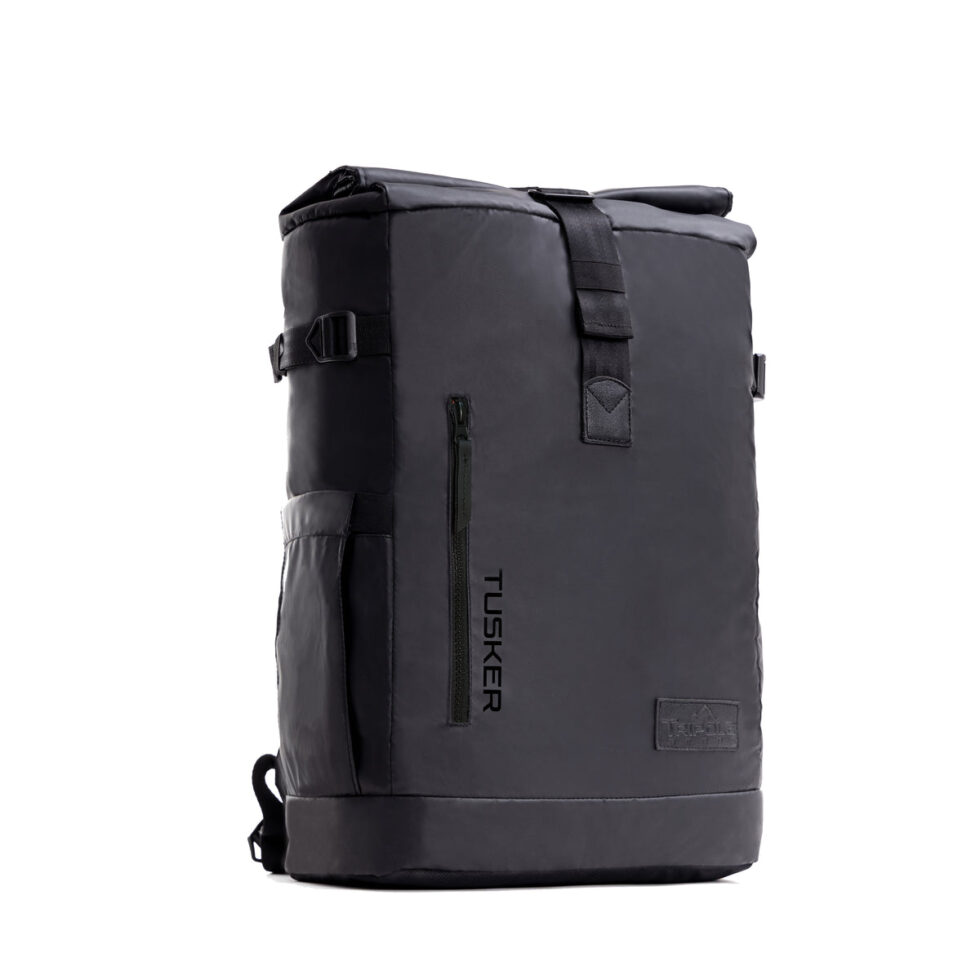 Tripole_Tusker_Roller_Top_Laptop_Backpack_Black
