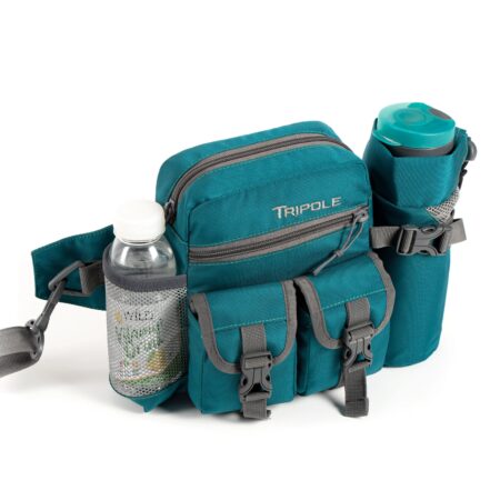 Tripole_Waist_Pack_Detachable_Bottle_Holder_Sea_Green