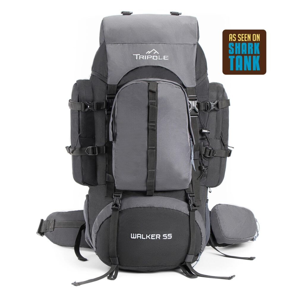 Tripole_Walker_55L_Grey_Black