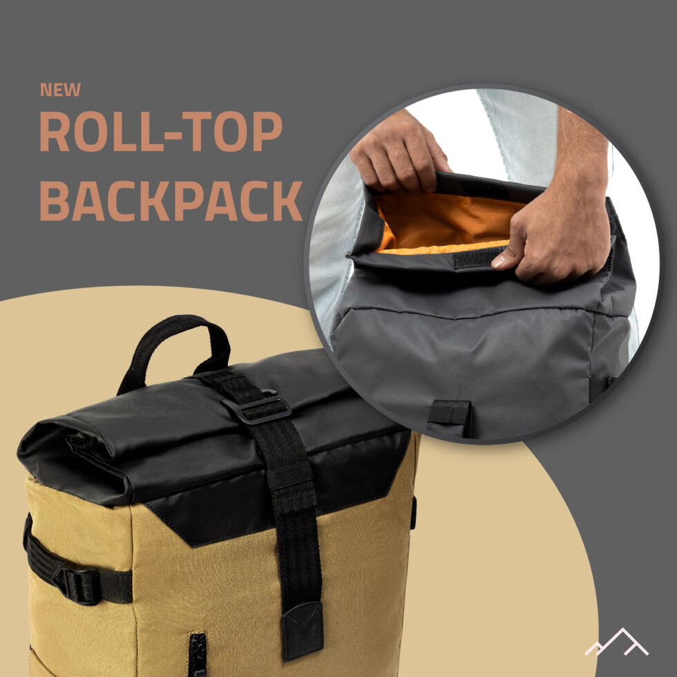 Tusker Roll Top Laptop Backpack